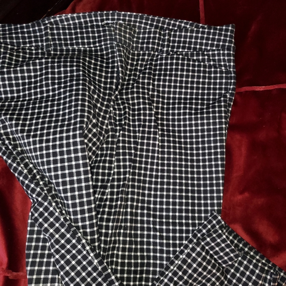 Black And White Gingham Pixie Pants - image 2